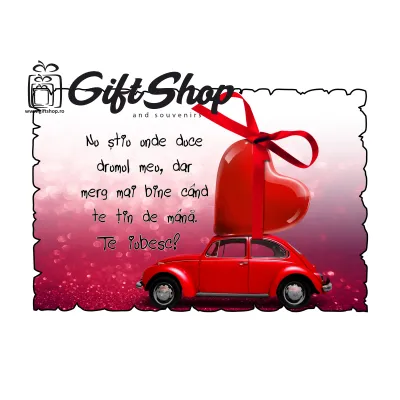 Nu stiu unde duce drumul meu, magnet frigider mgs052